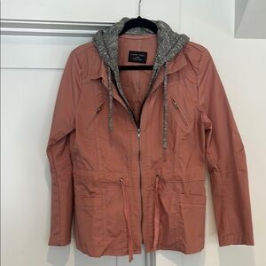 Love Tree Women's Pink Hooded Jacket